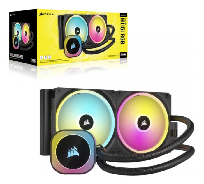 Enfriamiento Líquido Corsair Icue Link H115i Rgb Aio 2x140mm_8