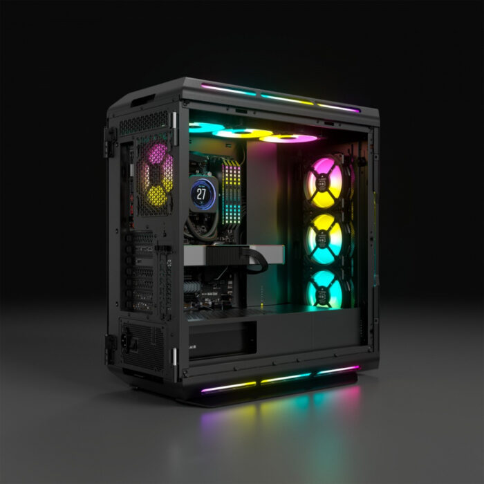 Gabinete Corsair Icue 5000t Rgb, Midtower Atx Negro, Ventana_6