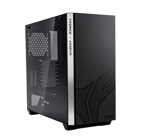 Gabinete T-Force Inwin Media Torre, Ventana Lateral, PCI-E x7, 2xUSB 3.0, 1x Ventilador Trasero 120mm, Negro, GG160502-090000_0