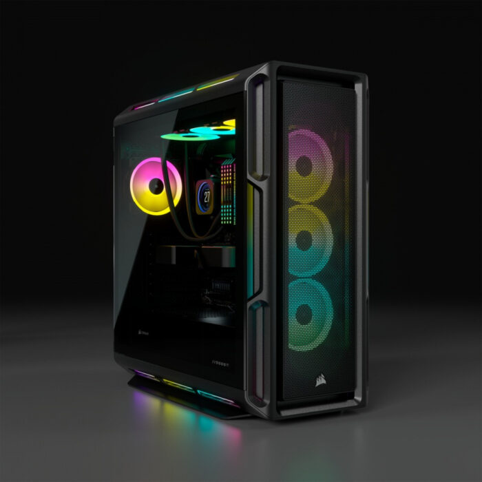 Gabinete Corsair Icue 5000t Rgb, Midtower Atx Negro, Ventana_4