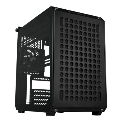 Cooler Master QUBE 500 Flatpack Negro pequeño Alto Flujo de Aire ATX Caja Personalizable para PC para Juegos, Vidrio Templado, Montaje Vertical GPU, USB-C, asa de Transporte, Gem Mini (Q500-KGNN-S00)_0