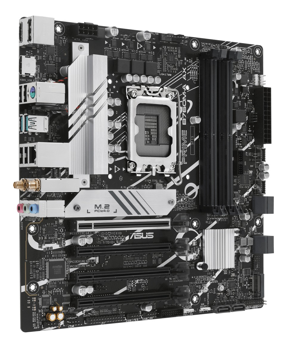 Tarjeta Madre Asus Prime B760m-a Ax D4, S-1700, 128gb, Ddr4_2 Tarjeta Madre Asus Prime B760m-a Ax D4, S-1700, 128gb, Ddr4_2