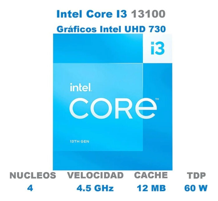 Procesador Intelcore I3-13100, 4 Núcleos, Caché 12mb, 4.5ghz_5