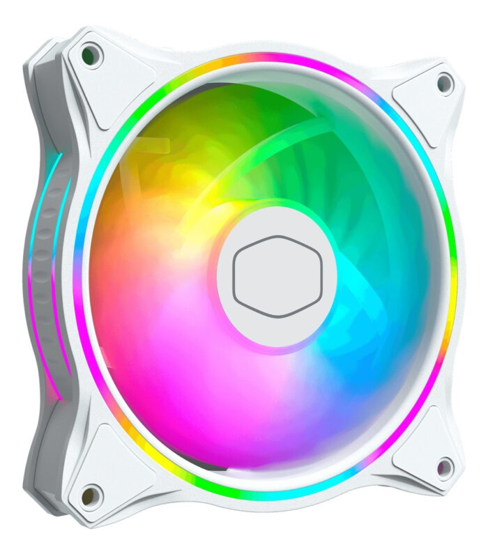 Ventilador Cooler Master Masterfan Mf120 Halo, Rgb, Blanco_0