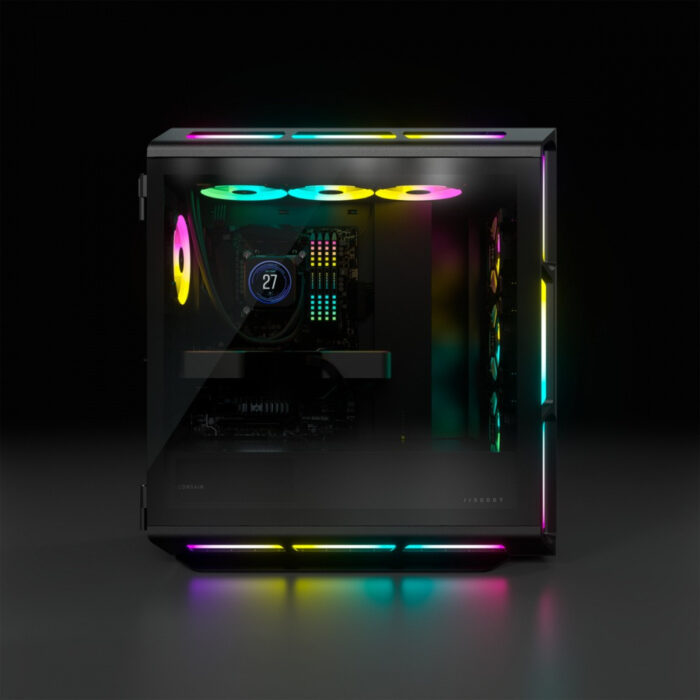 Gabinete Corsair Icue 5000t Rgb, Midtower Atx Negro, Ventana_5