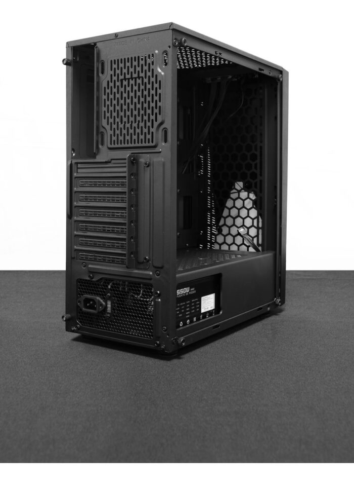 Gabinete Yaguaret Rhino, Mediatorre, Atx, Ventana, Rgb Negro_3