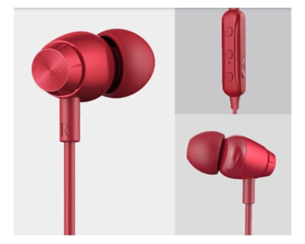 Audifonos Naceb Bluetooth, Manos Libres, Color Rojo_1