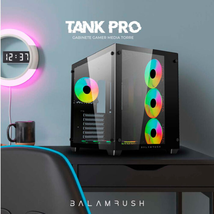 Gabinete Gamer Balam Rush Tank Pro Gm930 Media Torre, Rgb_3