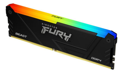 Memoria Ram Kingston Fury Beast Rgb, 16 Gb, Ddr4, Negro _0