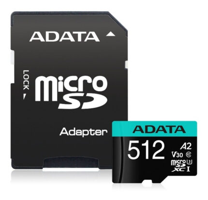 Memoria Flash Micro Sd Adata Premier Pro 512gb, V30 A2_0