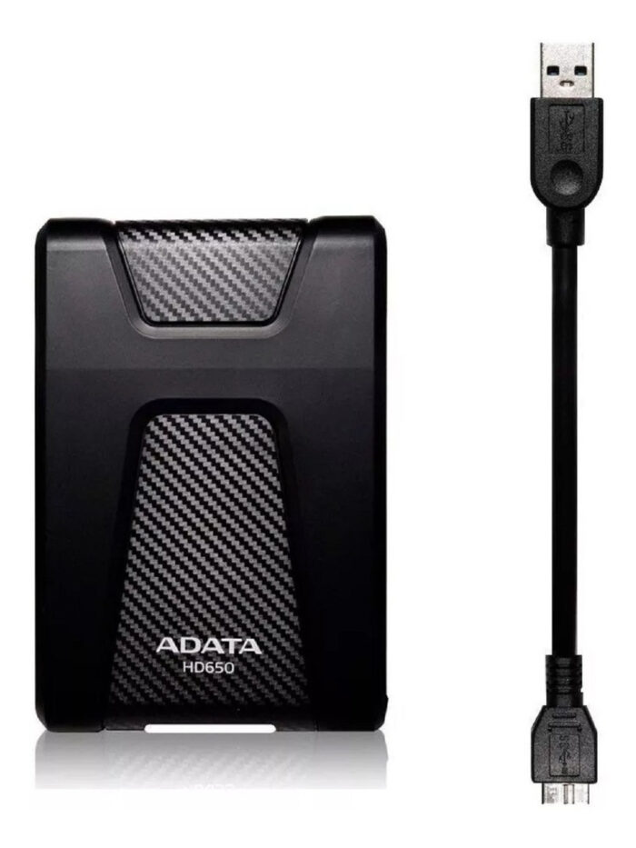 Disco Duro Externo Adata Hd650, 2.5pul, Usb 3.1, 1tb, Negro_3