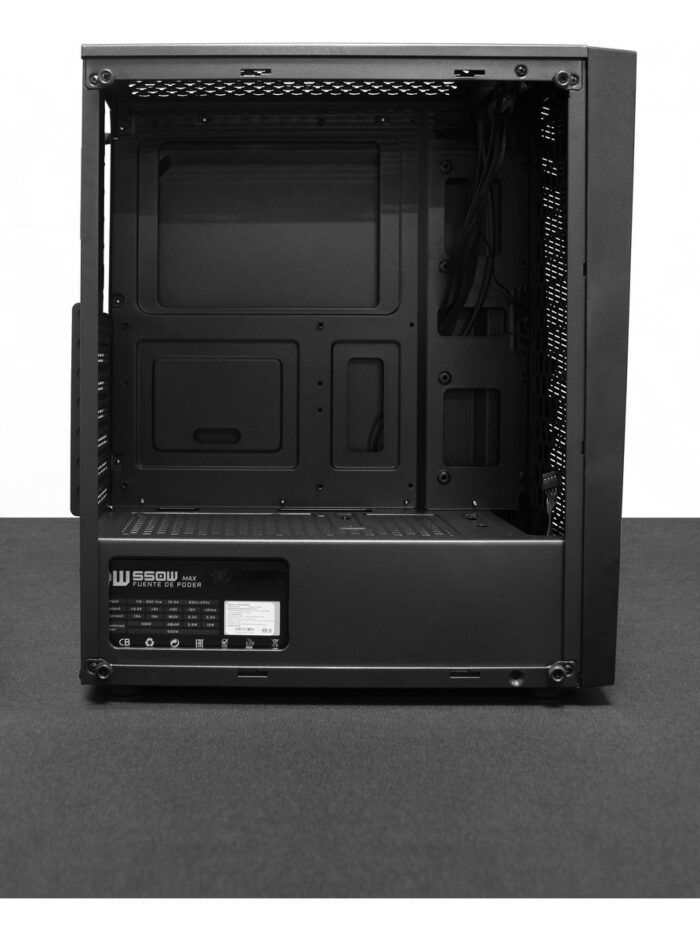 Gabinete Yaguaret Rhino, Mediatorre, Atx, Ventana, Rgb Negro_2