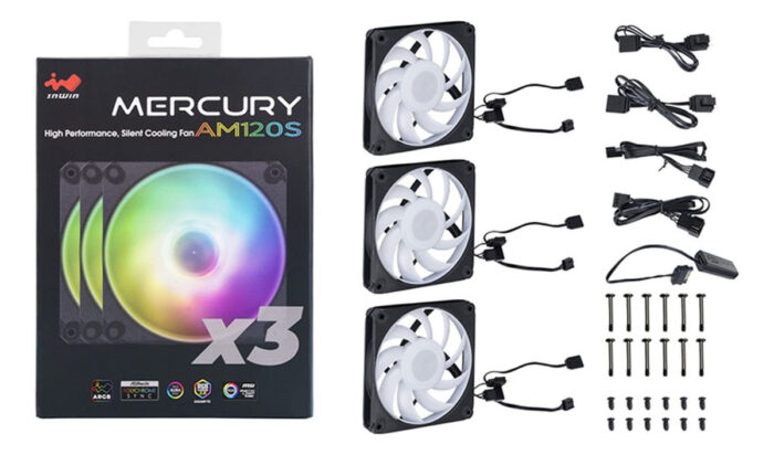 Kit De Ventilador In Win Mercury Am120s, Rgb Direccionable_6