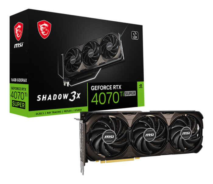 Tarjeta D Video Msi Geforce Rtx4070ti Super 16g Shadow 3x Oc_0