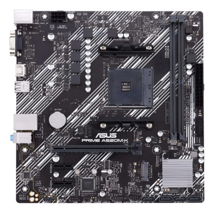 Tarjeta Madre Asus Prime A520m-k/csm, Am4, Matx, Ddr4, 64gb_0