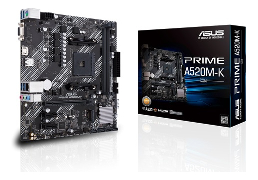 Tarjeta Madre Asus Prime A520m-k/csm, Am4, Matx, Ddr4, 64gb_5 Tarjeta Madre Asus Prime A520m-k/csm, Am4, Matx, Ddr4, 64gb_5