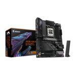 GIGABYTE X870E AORUS Elite WIFI7 AMD AM5 LGA 1718 Placa Base, ATX, DDR5, 4X M.2, PCIe 5.0, USB4, WIFI7, LAN de 2.5GbE, Cierre EZ, garantía de 5 años_0