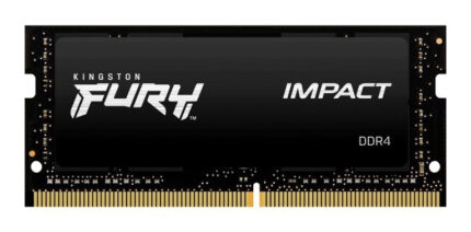 Memoria Ram Kingston Fury Impact 8gb Ddr4 Sodimm Negra_0