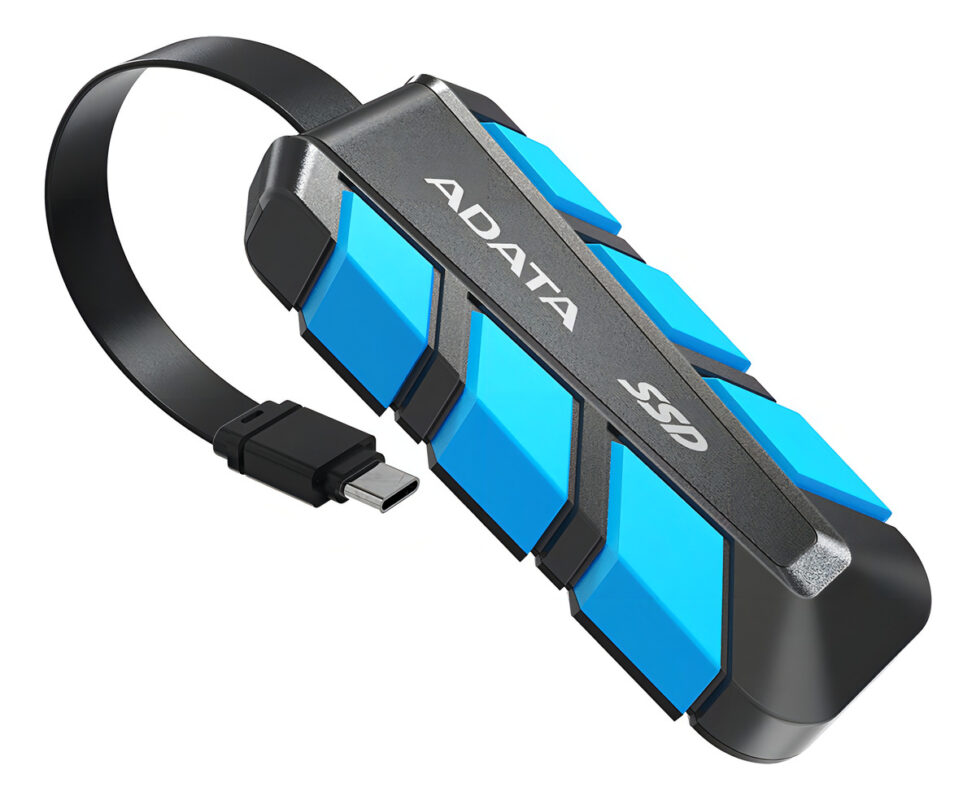 Unidad Solida Externa Adata Sc740 500gb Usb 3.2 (usb-c) Color Azul_0