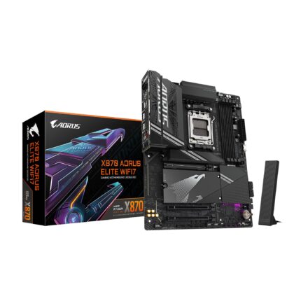 GIGABYTE X870 AORUS Elite WIFI7 AM5 LGA 1718, ATX, DDR5, 4X M.2, PCIe 5.0, USB4, Wi-Fi 7, 2.5GbE LAN, EZ-Latch, Q-Flash_0