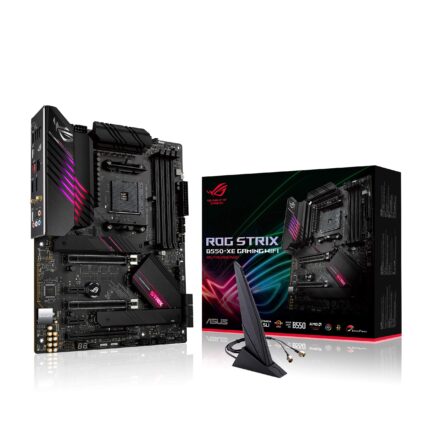 Asus Tarjeta Madre AMD B550 ROG Strix B550-A Gaming, AM4 Ryzen 3era generación, ATX con PCIe 4.0, M.2, HDMI, 4K, DisplayPort, USB 3.2 Gen 2 y Thunderbolt 3_0