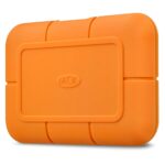 LaCie Rugged SSD 1TB Solid State Drive  USB-C USB 3.2 NVMe speeds up to 1050MB/s, IP67 Water Resistant, 3m Drop Resistant, Encryption, 5-Year Warranty with Data Recovery, 1 Mo Adobe CC (STHR1000800)_0