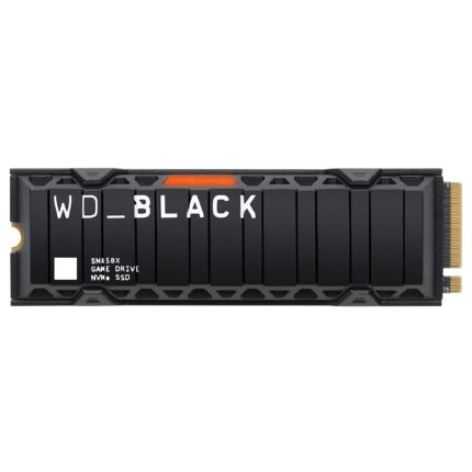 WD_BLACK 1TB SN850X NVMe Unidad Interna de Estado sólido SSD para Juegos con disipador de Calor - Funciona con Playstation 5, Gen4 PCIe, M.2 2280, hasta 7.300 MB/s - WDS100T2XHE_0