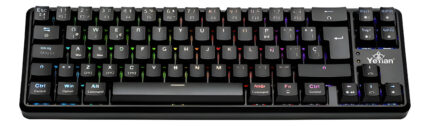 Teclado Yeyian Akil Serie 3500 Mecanico Tkl Switch Azul Rgb_0