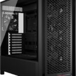 Corsair Frame 5000D RS Caja Modular Mid-Tower de Gran Flujo de Aire para PC  4X Ventiladores RS Preinstalados, Sistema de Montaje de Ventiladores InfiniRail  Negro_0