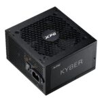 XPG Kyber - Fuente de alimentación para juegos ATX no modular con certificación Gold de 650 W 80 Plus con conectores de 6+2 pines, protección de nivel industrial y condensadores premium, ventilador de_0