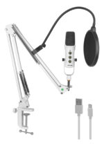 Micrófono Yeyian, Micrófono Condensador Agile Nl, Usb Blanco_3