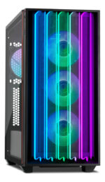 Gabinete Yeyian Mirage S Con Ventana, Midi-tower, Atx/micro-atx/itx, Usb 3.2, Sin Fuente, Sin Ventiladores Instalados, Negro, Ycm-apmir-s1_5