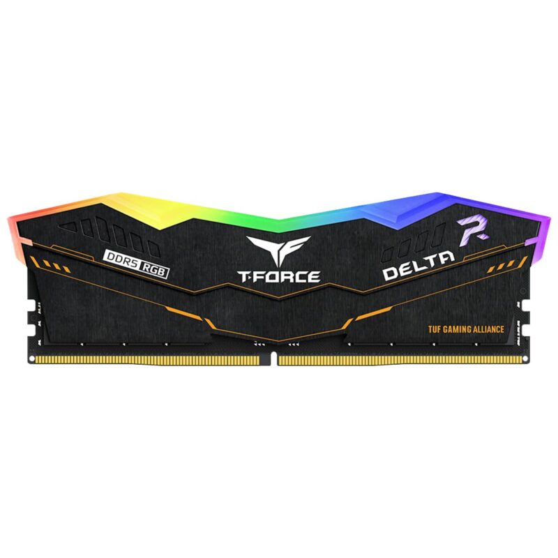 TEAMGROUP Memoria RAM DDR5 32GB 5600MT/s T-Force Delta TUF Gaming Alliance RGB 1x32GB Negro_0