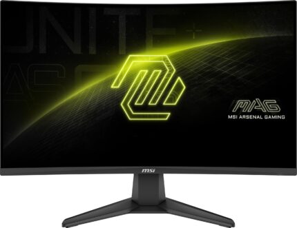 MSI mag 276CF E20 27-Inch 1920 x 1080 (FHD) Gaming Monitor, 200Hz, Adaptive-Synch, HDMI, DisplayPort, VESA Mountable, Tilt, Height Adjustable, Speaker, 0.5ms, Black_0