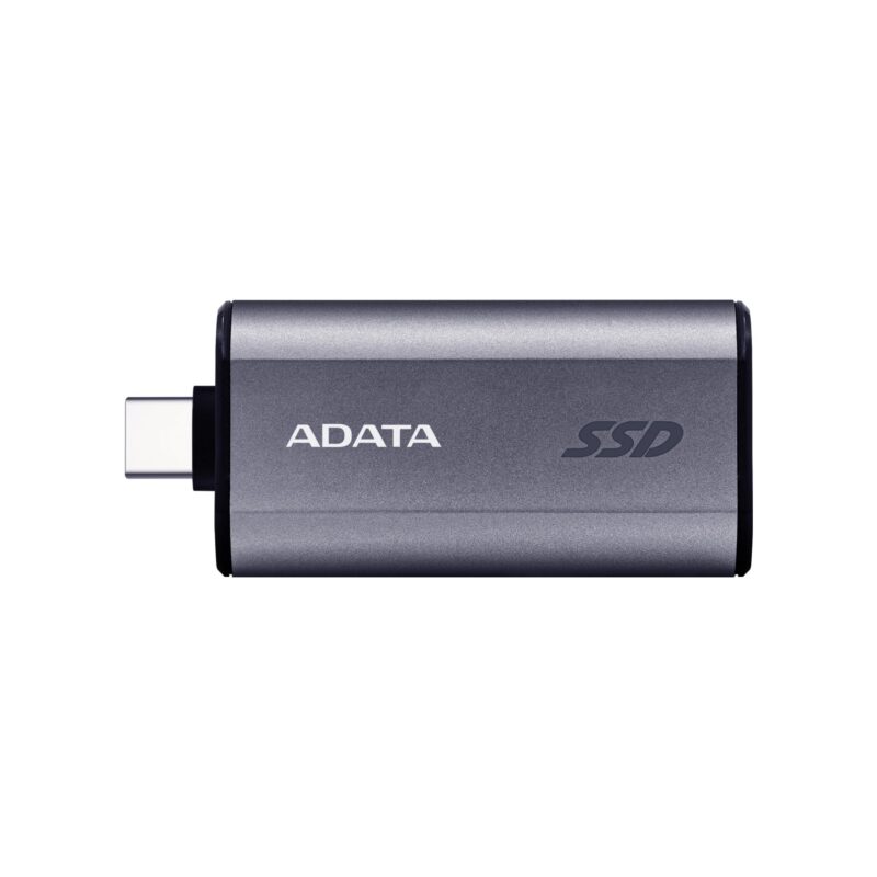 ADATA SC750 1000 GB - Hasta 1000 MB/s- Alta velocidad USB 3.2 Gen 2 USB-C externo portátil SSD negro titanio (SC750-1000G-CCBK)_0