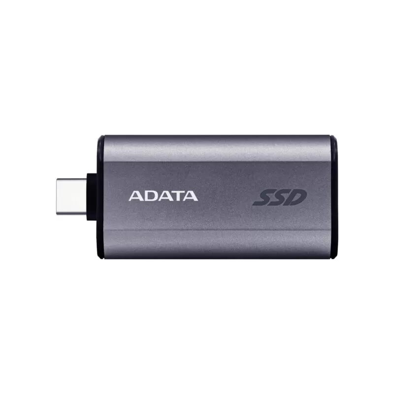 ADATA SC750 1000 GB - Hasta 1000 MB/s- Alta velocidad USB 3.2 Gen 2 USB-C externo portátil SSD negro titanio (SC750-1000G-CCBK)_0
