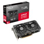 ASUS Dual Radeon RX 7600 EVO OC Edition 8GB GDDR6 (PCIe® 4.0, 8 GB GDDR6, HDMI® 2.1, DisplayPort 1.4a, diseño de 2.5 Ranuras, Ventiladores de tecnología axial, GPU Tweak III)_0