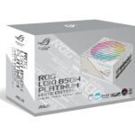 ASUS ROG Loki SFX-L 850W Platinum White Edition (Fuente de alimentación Totalmente modular, 80+ Platino, Ventilador PWM ARGB de 120 mm, Aura Sync, ATX 3.0 Compatible, PCIe 5.0 Ready, 10 años de_0
