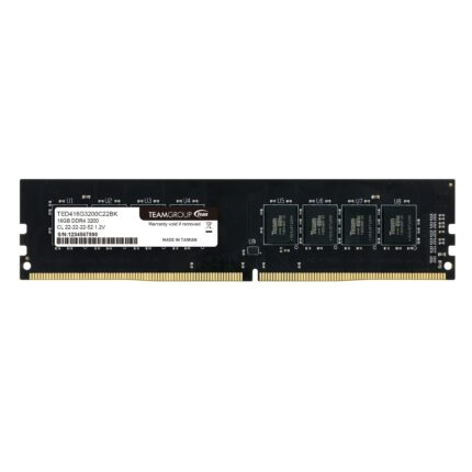 TEAMGROUP Elite DDR4 16 GB Single (1 x 16 GB) 3200 MHz (PC4-25600) CL22 sin búfer sin ECC 1.2 V UDIMM 288 pines PC PC Desktop Memory Module Ram Upgrade - TED416G3200C2201_0