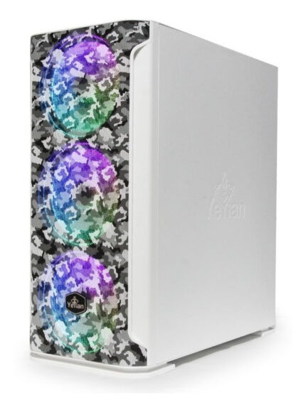 Gabinete Gamer Yeyian Hollow 2500 Con Ventana Rgb, Midi-tower, Atx/eatx/itx/micro Atx, Usb 3.0, Sin Fuente, Sin Ventiladores Instalados, Blanco, Ygh-49704_1