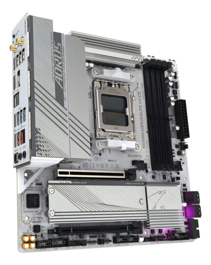 Tarjeta Madre Gigabyte B650m Aorus Elite Ax Ice, Micro-atx_1