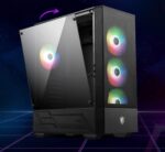 Gabinete Gamer MSI MAG FORGE 112R Cristal Templado ARGB, 4 Ventiladores_1