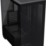 Corsair 3500X - Carcasa para PC de Doble cámara ATX de Torre Media, Vidrio Templado panorámico, Compatible con Placa Base de conexión inversa, no Incluye Ventiladores, Color Negro_0