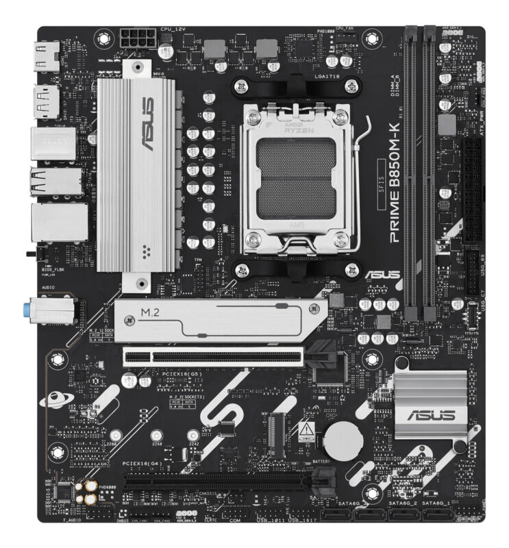 Tarjeta Madre Asus Prime B850m-k, 128gb Ddr5, Micro-atx_1