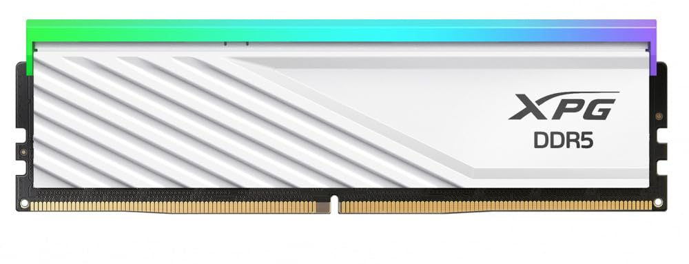 ADATA Memoria RAM Lancer Blade RGB DDR5, 6400MHz, 16GB, CL30, XMP/Expo, Blanco_0