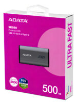 Disco Externo Ssd Adata Elite Se880 500gb Usb-c 3.2 Gen2x2 Color Gris_4