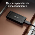 Estado Solido Ssd Externo Kingston Xs1000, 1tb, Usb C, Negro_3
