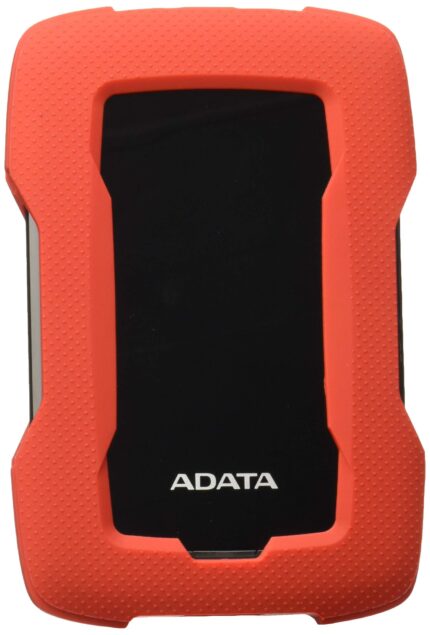 ADATA Disco Duro Externo HDD HD330, 1 TB, Rojo USB 3.1,Contra Polvo y Salpicaduras_0
