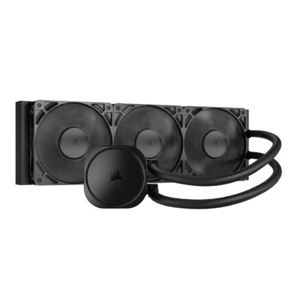 Corsair Nautilus 360 RS Refrigeración Líquida de CPU  360mm AIO  Bajo Nivel de Ruido  Conexión Directa a la Placa Base  Intel LGA 1851/1700, AMD AM5/AM4  3X RS120 Ventiladores Incluidos  Negro_0