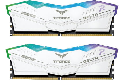 Kit Memoria RAM TeamGroup T FORCE Delta RGB DDR5 DESKTOP 6400MHz Blaco_0